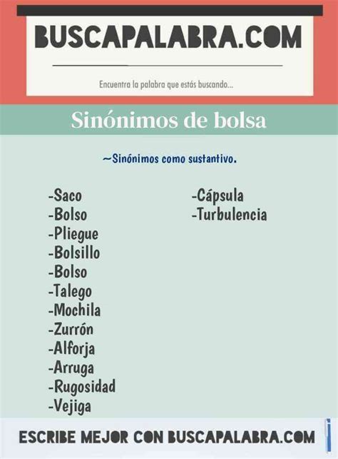 Los sinónimos de bolsa: Todos los sinónimos de bolsa, su .